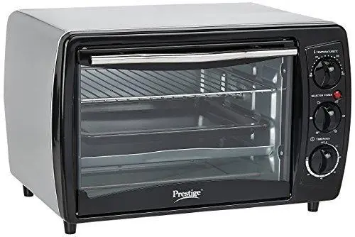 Prestige Potg 19 1380W Oven Toaster Grill – Sleek Black Design 1