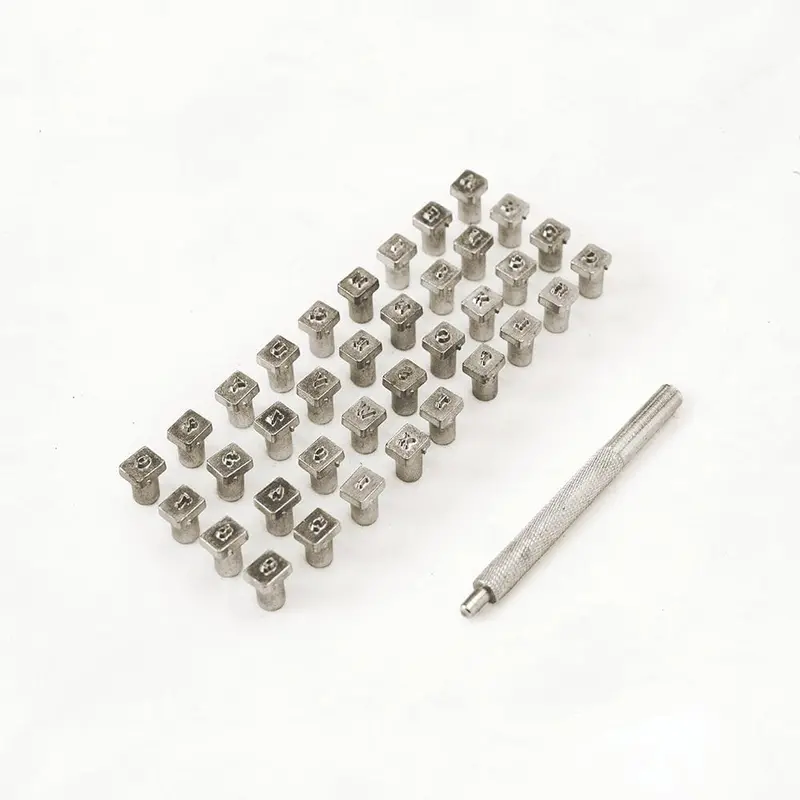 Professional Leather Stamping Kit With Assorted Dies 1
