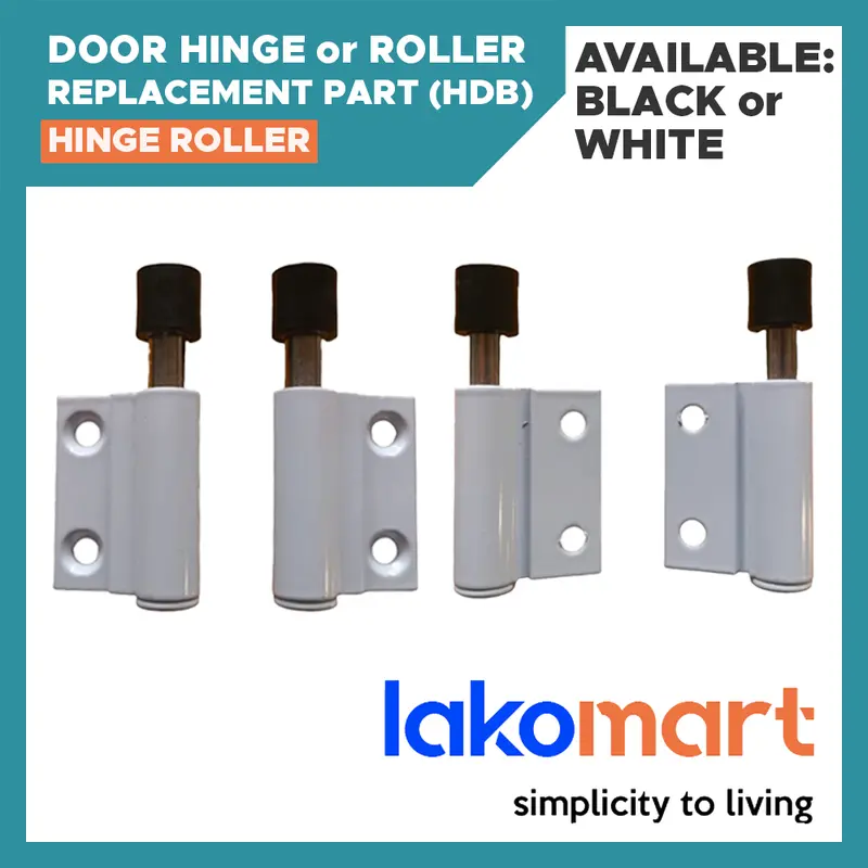 Replacement Hinge & Roller Kit For Hdb Kitchen & Toilet Sliding/Folding Doors 1