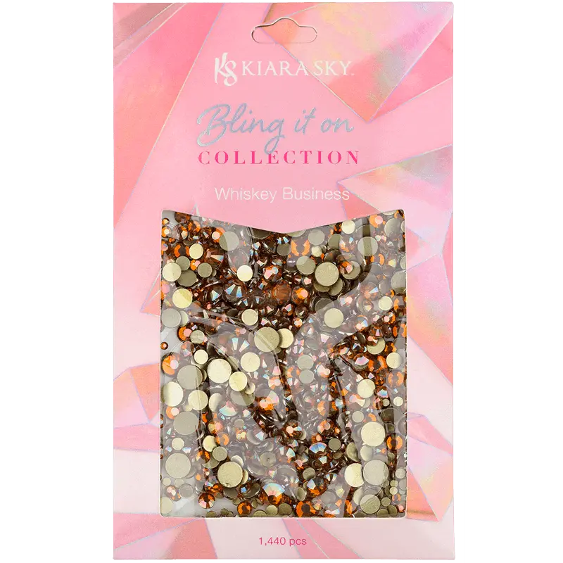 Rhinestones Whiskey Business Amber-Tone Mix 1