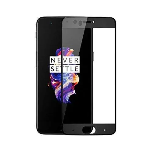 Robustrion Edge-To-Edge 2.5D Tempered Glass For Oneplus 5 – Premium Black Full-Front Protection 1