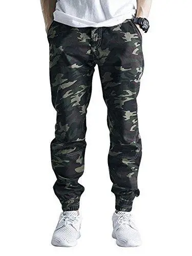 Romano Camouflage-Trimmed Jogger Track Pants For Men (Assorted Colors) 1