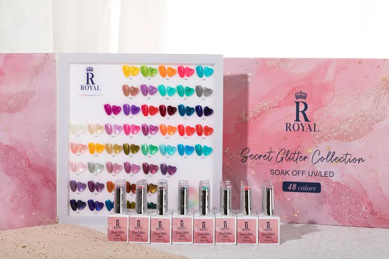 Royal 2-In-1 Glitter Collection – Secret Glitters, 48 Shades 1