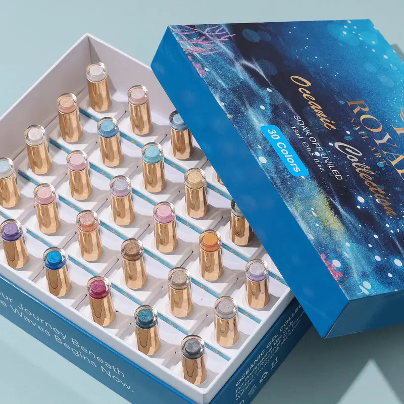 Royal Oceanic Gel Polish Collection – 30 Premium Nail Colors 1