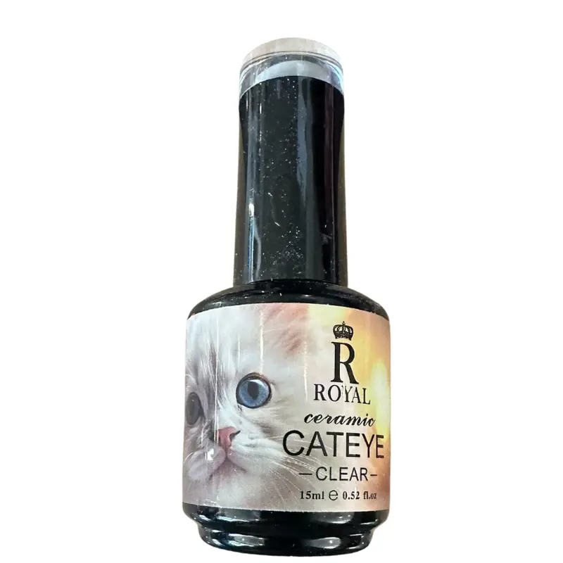 Royal Silver Cat Eye Gel Polish – High-Shine Metallic Finish (0.5 Oz) 1