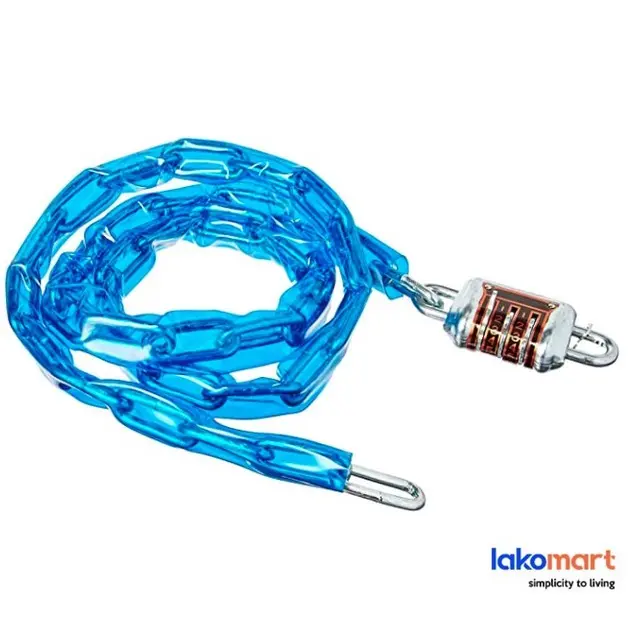 Rubber-Sheathed Combination Lock Bicycle Chain – 5 Mm × 36 Inches 1