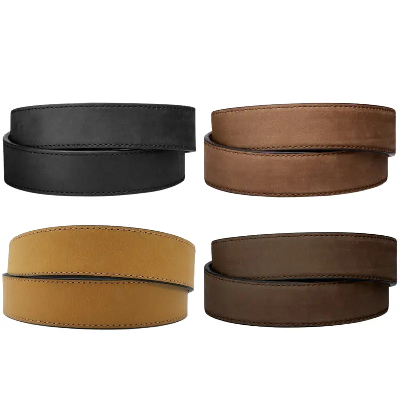 Rugged Buffalo Leather Gun Belt Strap (1.5") 1