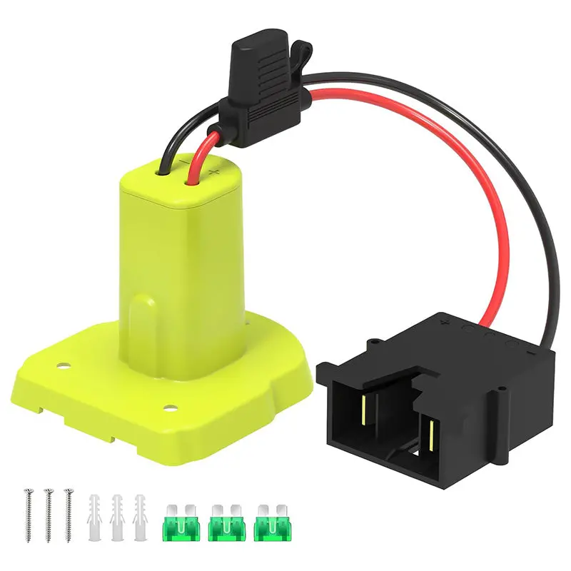 Ryobi 18V One+ To 12V Ride-On Toy Adapter – Fisher-Price Compatible Power Wheel Converter With Built-In Fuse 1