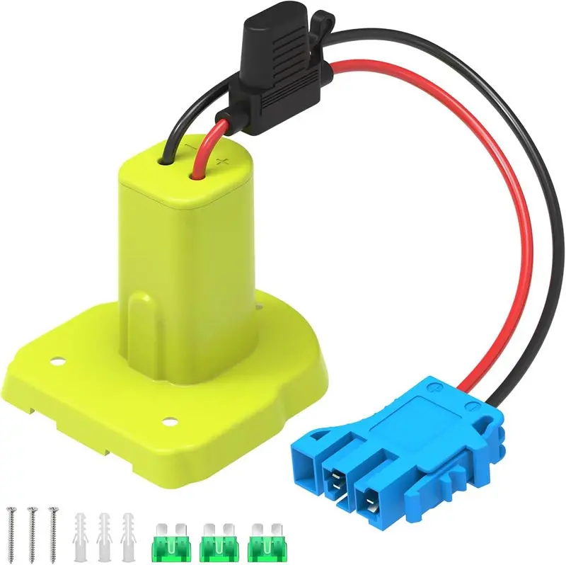 Ryobi 18V One+ To 12V Ride-On Toy Adapter – Peg-Perego Compatible Power Wheel Converter With Heavy-Duty Wiring 1