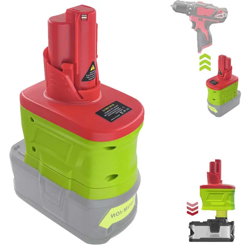 Ryobi 18V To Milwaukee 12V Battery Compatibility Adapter 1