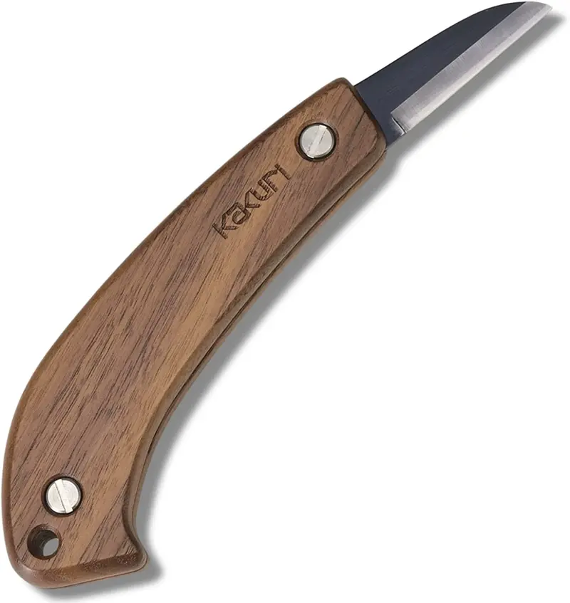 Single-Bevel Folding Knife – Premium Shirogami #2 Steel (Wk-1) 1