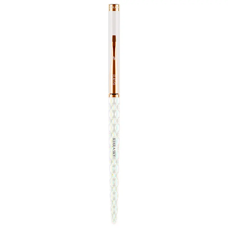 Small Flat Nail Art Brush For Precise Color Application 1