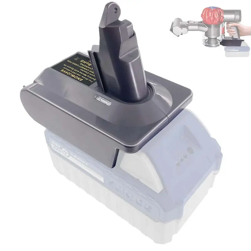 Snow Joe 24V To Dyson V6 Battery Adapter – Dedicated V6 Voltage Matching 1