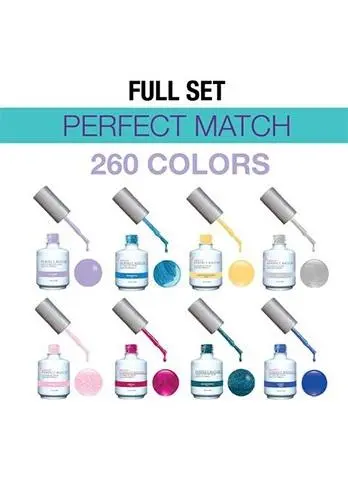 Soak-Off Gel Polish Full Set – 260-Color Professional Collection 1