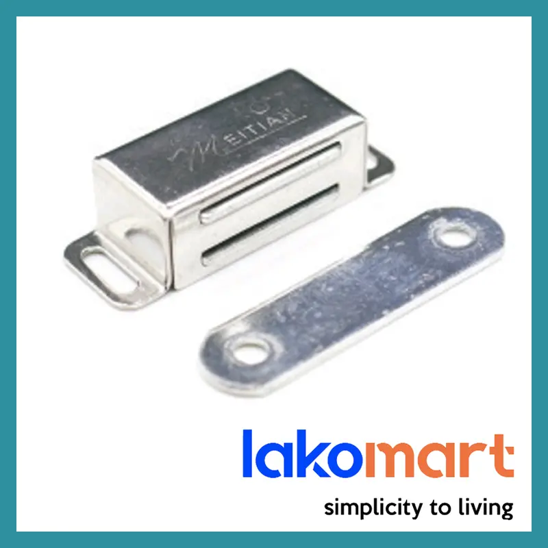 Stainless Steel Magnetic Cabinet Catch – Silent, Secure, And Rust-Resistant 1