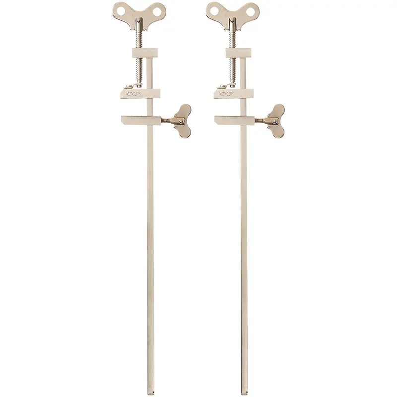 Steel-Silver 300Mm Japanese Bar Clamps – 2-Piece Industrial Clamping Set 1