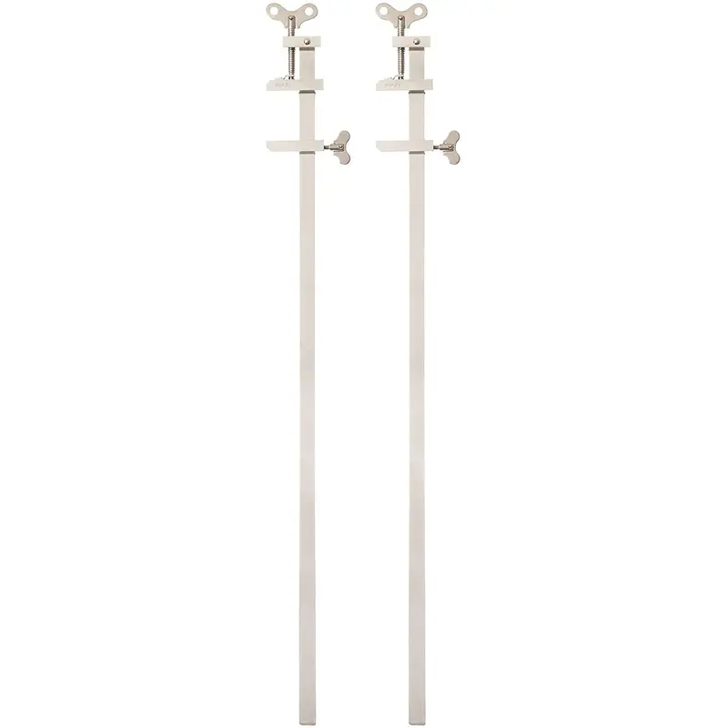 Steel-Silver 600Mm Japanese Bar Clamps – Heavy-Duty 2-Piece Clamping Pair 1
