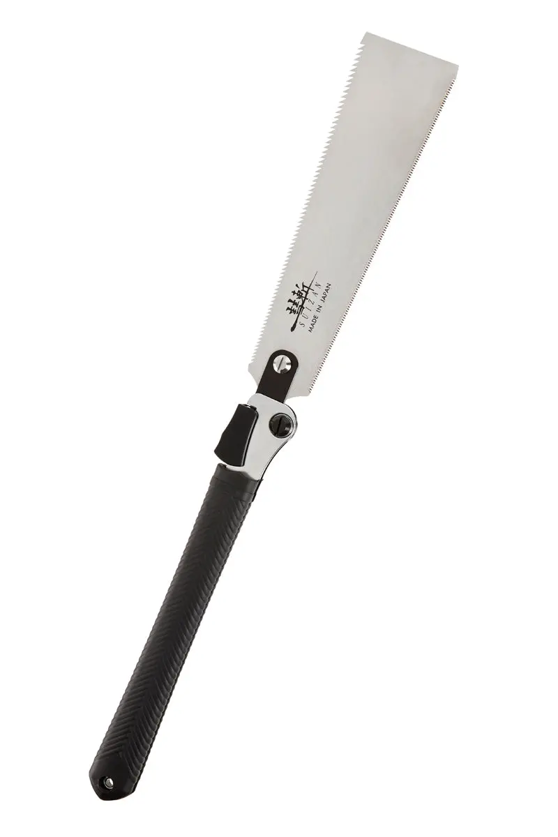 Suizan Folding Ryoba Pull Saw — 9.5" Dual-Edge Japanese Saw 1