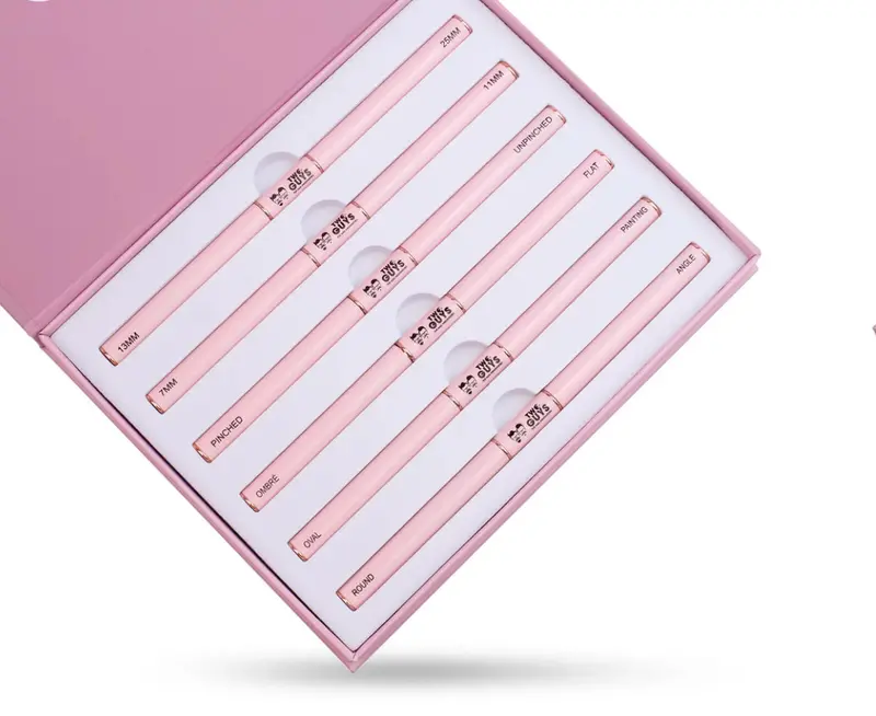 Supreme Nail Art Brush Set – 6 Multi-Functional Brushes, 12 Creative Uses 1