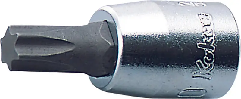 T30 Torx® Bit Socket – 1/4" Square Drive, 28Mm Length 1