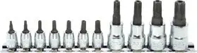 Tamper-Resistant Torxplus® Bit Socket Set – 11-Piece (1/4" & 3/8" Drives), 8–55 Ipr 1