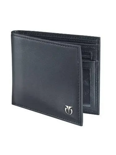 Titan Tw112Lm1Bk Black Bi-Fold Wallet For Men – Rfid-Safe & Slim Profile 1