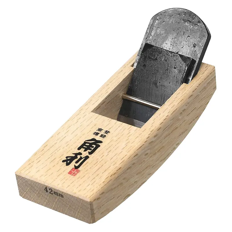 Traditional Oak Compass Plane – 42Mm Adjustable Curved Sole 1