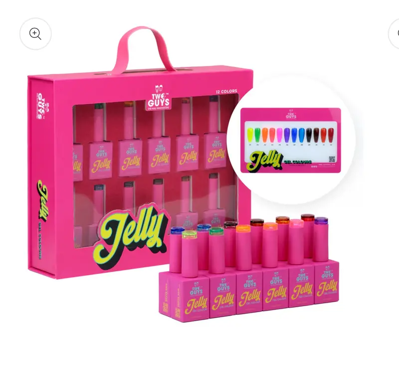 Two Guys Jelly Gel Color Collection – Vibrant, Buildable Shine 1