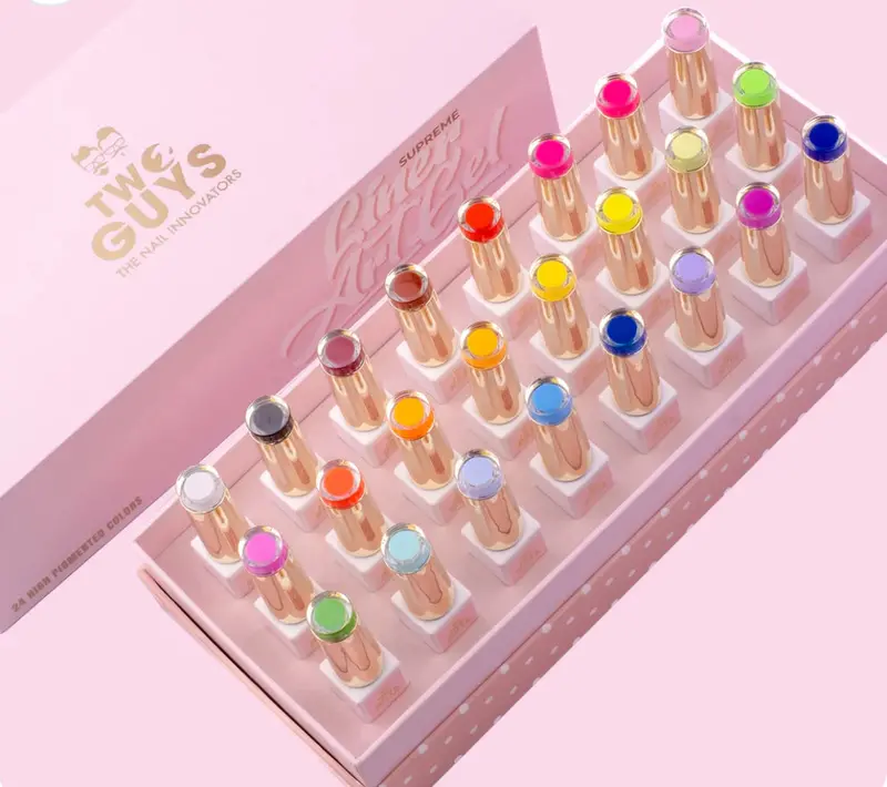 Two Guys Supreme Liner Art Gel – 24 Precision Nail Art Colors 1
