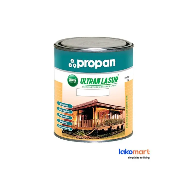 Ultran Lasur Wood Varnish – 1-Litre Weatherproof Coating (Multiple Tones) 1