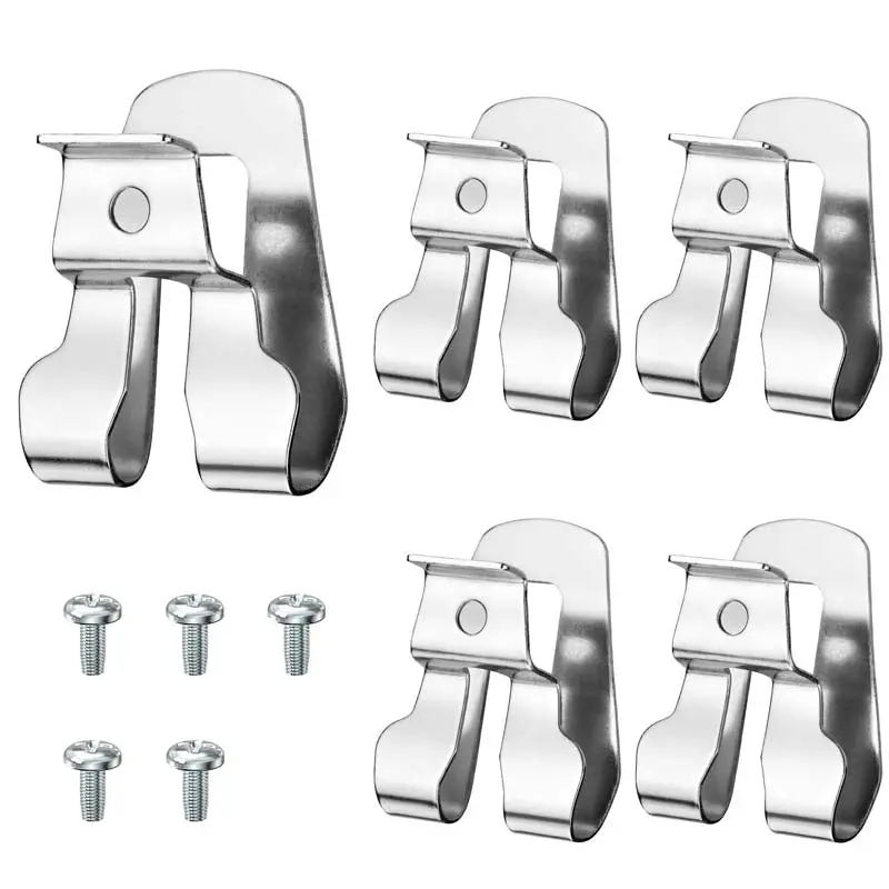 Universal Belt Clip Hooks For Ryobi & Ridgid 18V Power Tools – Replacement Mounting Kit With Screws 1