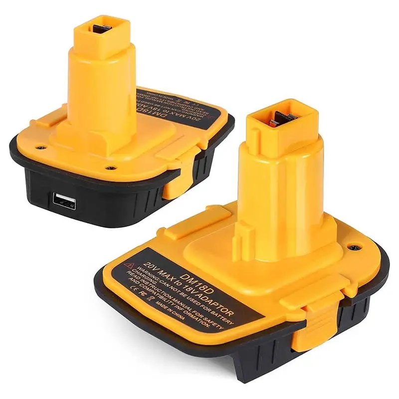 Upgraded Dca1820: Dewalt 20V Max To 18V Battery Adapter With Usb Output 1