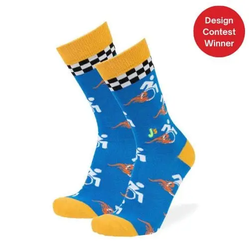 Wheels On Fire Adaptive Sports Socks 1