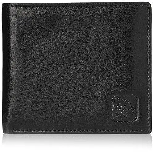 Woodland Black Genuine Leather Wallet For Men – Model W164, Slim Bi-Fold Design 1