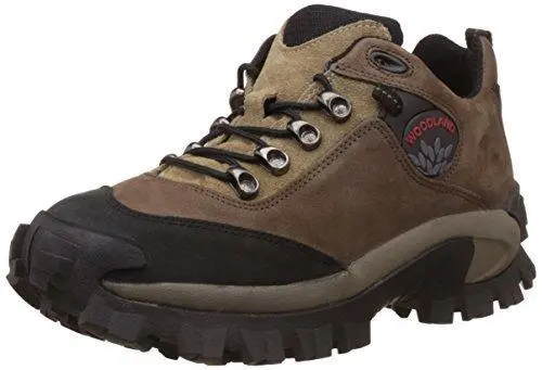 Woodland Dark Brown Leather Sneakers For Men – Size 8 Uk (42 Eu) 1