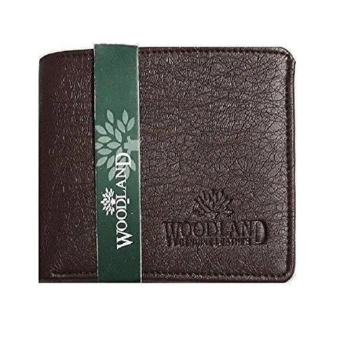 Woodland Dark Maroon Genuine Leather Wallet For Men – 8-Card Capacity & Secure Closure 1