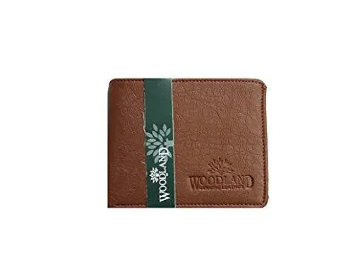 Woodland Tan Genuine Leather Bifold Wallet For Men 1