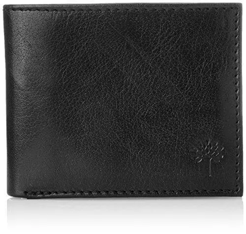 Woodland W512 Black Slim-Fit Leather Wallet For Men 1