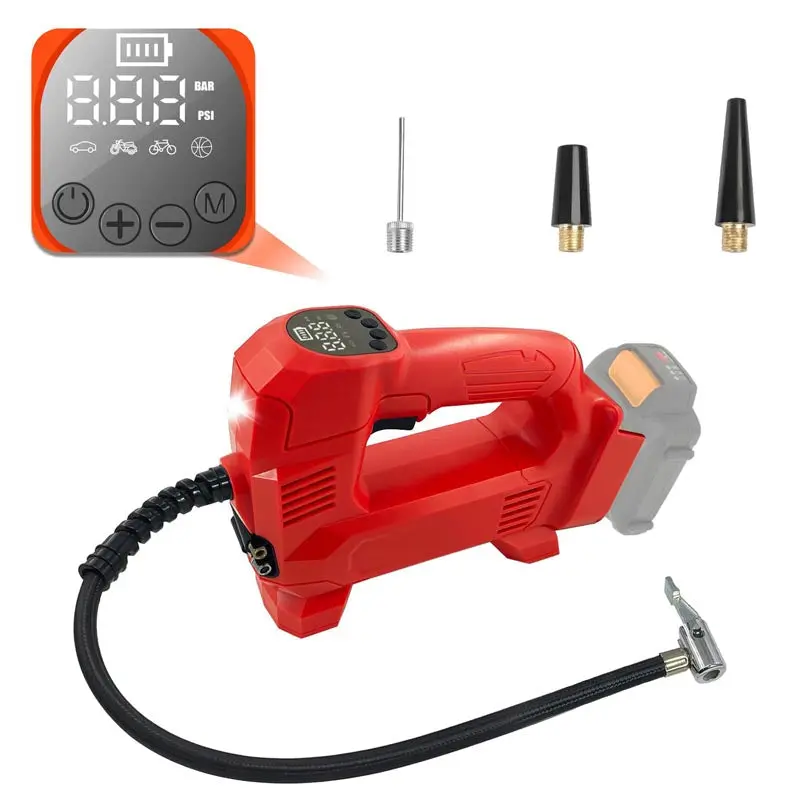 Worx 20V Cordless Tire Inflator — 150 Psi, Lcd Digital Gauge, Auto Shut-Off For Vehicles & Sports Gear 1