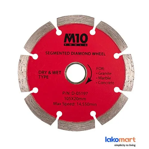 X-Tec Segmented Diamond Cutting Blade – 4-Inch Concrete & Masonry Tool 1