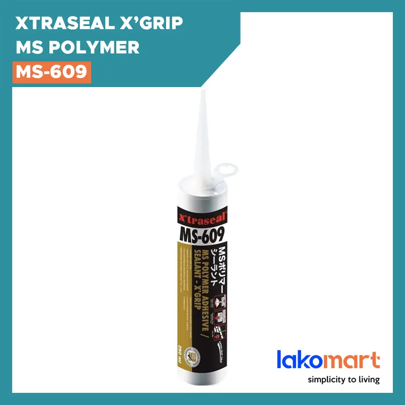 Xtraseal X'Grip Ms Polymer Adhesive Sealant – Fast-Curing, 13Kg Tensile Strength 1