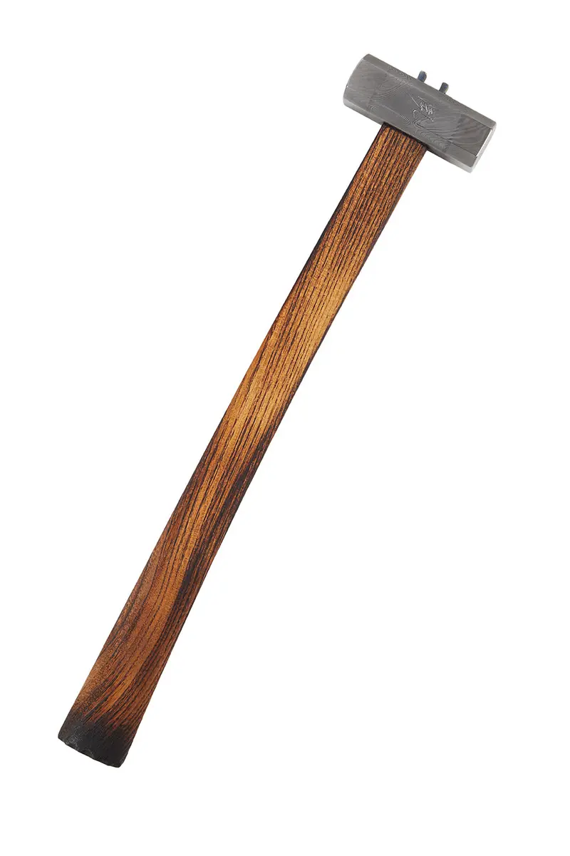 Zen-Wu F-2 Forged Damascus Steel Hammer – Premium Striking Tool 1