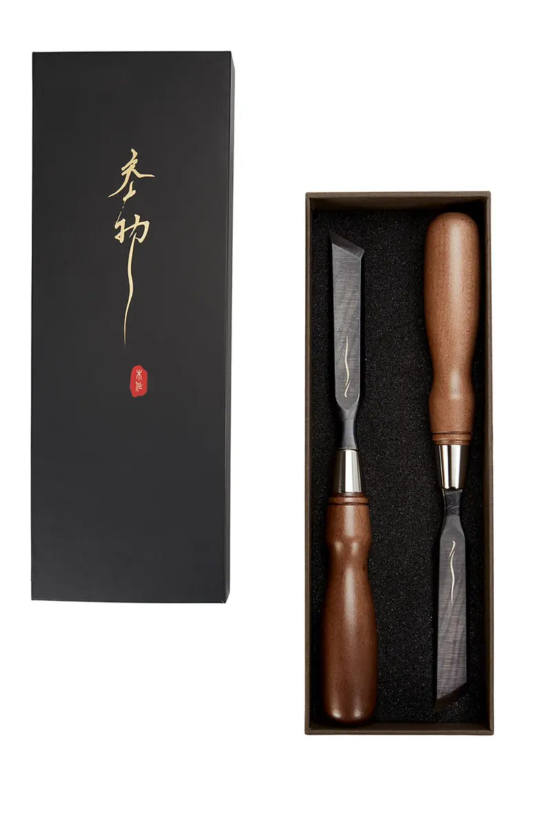 Zen-Wu Y-2 Asymmetric Skew Chisels – Left & Right Pair 1