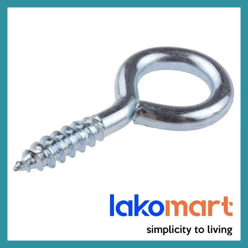 Zinc-Coated Eye Screw – 12 Or 144 Per Pack 1