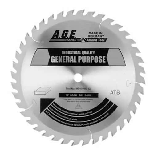 Age Md12-400-30 12" General-Purpose Atb Saw Blade — 40 Tooth 1