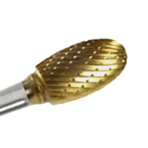 Champion Se3 Oval Carbide Bur – Titanium-Coated, Precision Cutting 1