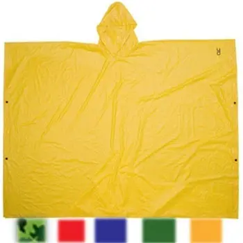 Clc R10440 Pvc Rain Poncho – 0.10 Mm Thickness, Red 1