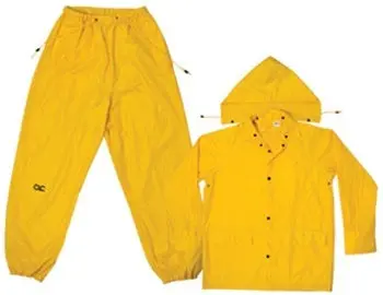 Clc Yellow Polyester Work Suit – 3-Piece Set, Xxl Size 1