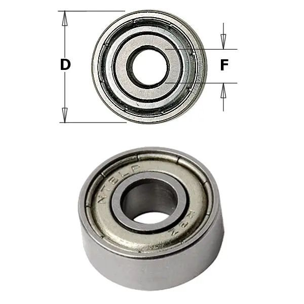 Cmt 3/4" X 3/16" Precision Replacement Bearing – Industrial Grade 1