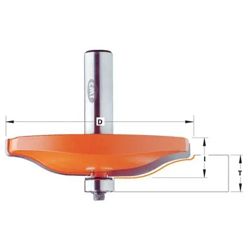 Cmt 890.505.11 Horizontal Raised Panel Router Bit — 1/2" Shank, 3-1/2" Dia, Carbide-Tipped 1
